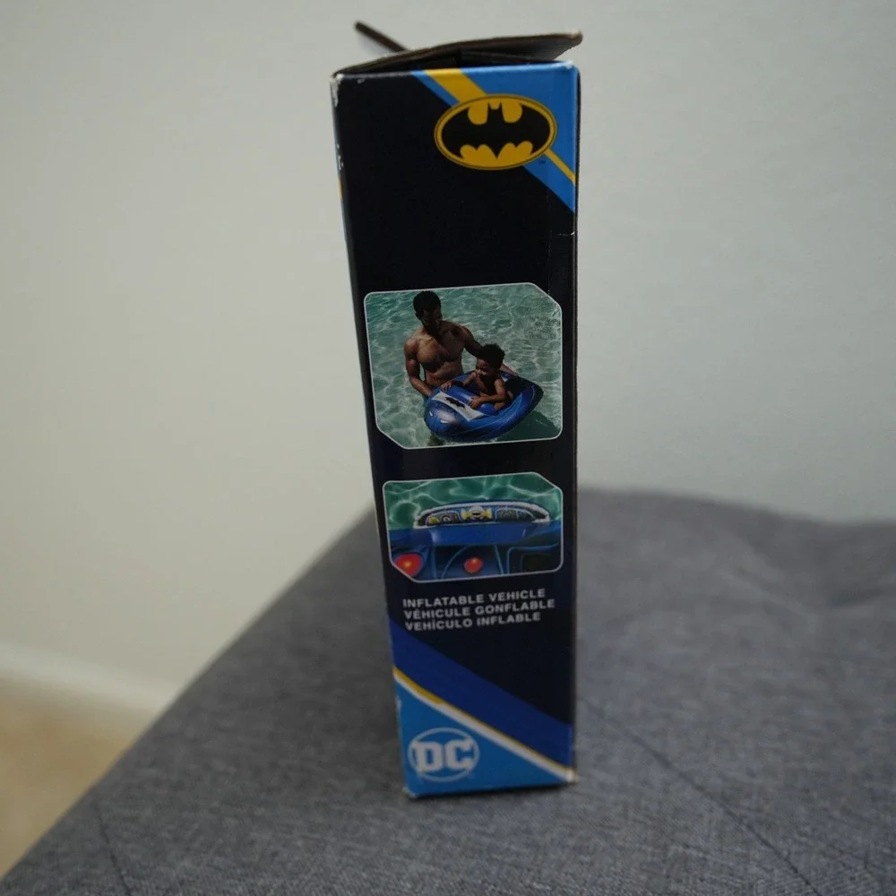 Swimways DC Batman‎ Batmobile Inflatable Water Boat Vehicle Float 32x27